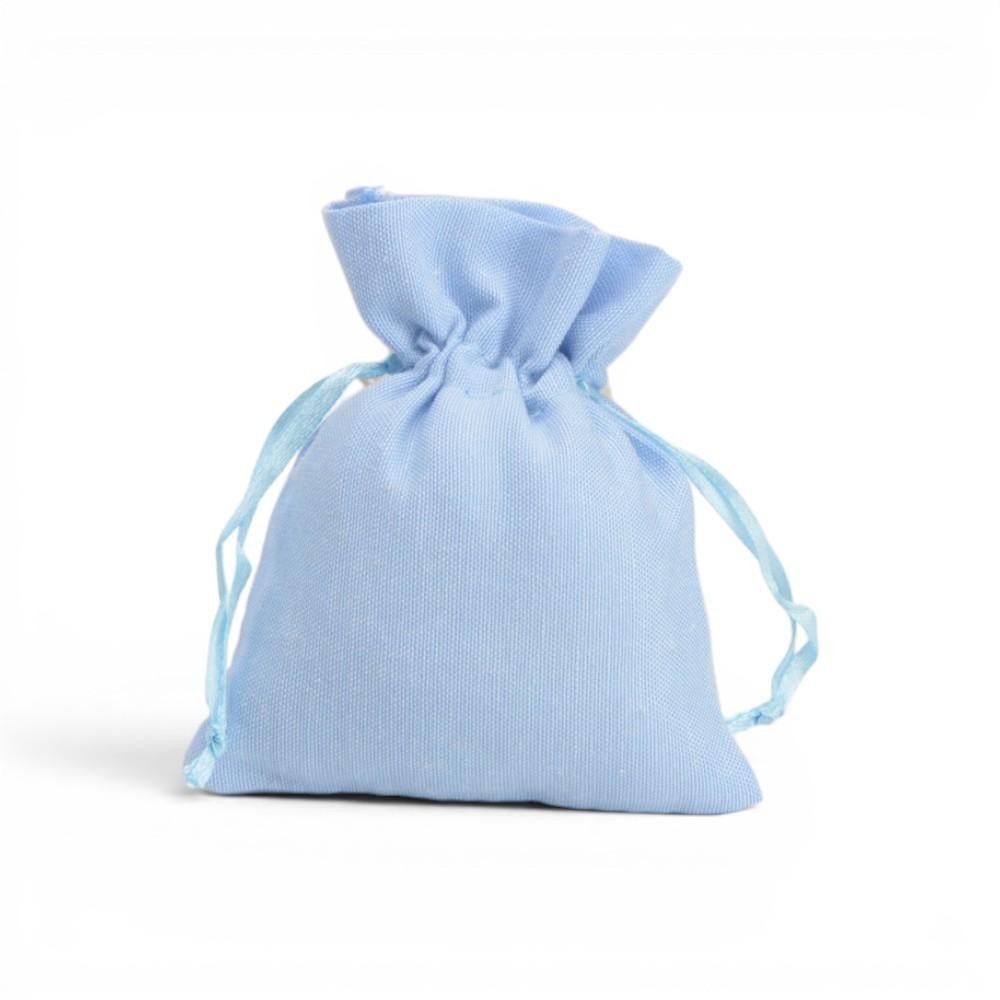 SACCHETTO COTONE 10X8CM CELEST
